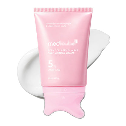 PDRN Collagen Neck Cream with Gua Sha Massager